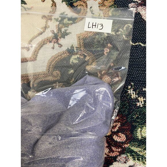 Chico's Purple Turtleneck Sweaters Womens size Medium Knit Metallic Party Event - Picture 4 of 10